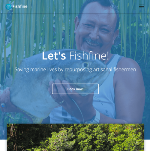 Frontend for Fishfine